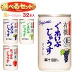 送料無料 アルプス オーガニック 有機じゅうす 選べる2ケースセット 160g缶×32(16×2)本入