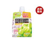 ショッピングシャインマスカット マンナンライフ クラッシュタイプの蒟蒻畑プラス シャインマスカット味 150gパウチ×30本入×(2ケース)｜ 送料無料