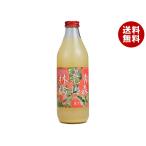ショッピングりんご 青森県りんごジュース シャイニー 青森完熟林檎 1L瓶×6本入×(2ケース)｜ 送料無料