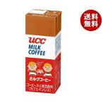 ショッピングカフェインレス UCC ミルクコーヒー 200ml紙パック×24本入｜ 送料無料 コーヒー 珈琲 カフェインレス