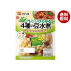 フジッコ アレンジひろがる4種の豆水煮 132g×12袋入｜ 送料無料