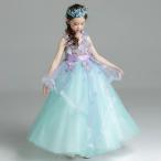 子供ドレス ロング ピアノ発表会 フォーマル 二次会 花 フラワーガール ドレス 入園式 七五三 子ども 大きいサイズ ピンク 100/110/120/130/140/150/160