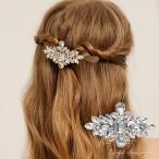 ヘッドドレス ヘアクリップ 大人 二次会 発表会 演奏会 結婚式 花嫁 前撮り 海外挙式 撮影 和装 着物 浴衣 華奢 ウェディング ブライダル シルバー