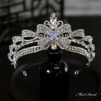 ウェディングヘッドドレス 髪飾り ティアラ クラウン 王冠 結婚式 二次会 発表会 演奏会 披露宴 前撮り 誕生日 ブライダル パーティー 花嫁小物 シルバー