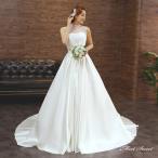 ウェディングドレス ロングドレス Aラインドレス ノースリーブ 二次会 ハイネック 結婚式 前撮り 花嫁 ウエディングドレス サテン 海外挙式 ブライダル