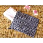  сумка отель . павильон amenity японский стиль рисунок мешочек большой лен. лист рисунок темно-синий 500 шт. комплект 