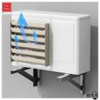 エアコン室外機 ルーバー 上向き 室外機 風向き調整板 直風を防ぐ デフレクター 防護柵 室外機カバー 風ガイドカバー 通気口 目隠し 冷間圧延板材 防錆 頑丈 ベ