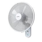 TEKNOS (テクノス)  扇風機 KI-DC483  羽径40cm 壁掛け用 フルリモコン  DCモーターで音が静か [ホワイト]