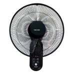 TEKNOS (テクノス) 扇風機 羽径30cm 壁掛け用 フルリモコン [ブラック］KI-W306RK