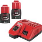 【東証上場の安心企業】【新品・在庫あり★】M12-18NRG-302JP　●ミルウォーキー  M12 (2) 3.0Ah FCスタートキット