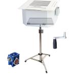 『ポイント5倍!期間限定!』ポータブルエアコンリフト 吊りキャビネット設置クレーン 150KG/330LB の高い積載量 金属トレイ付き(Size:4m)