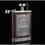  фляга колба flagon бедра колба 8oz 220ml модный виски уличный Kiyoshi sake кемпинг бутылка кожа предотвращение скольжения мобильный нержавеющая сталь сталь не ржавеет 