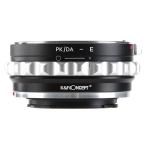 K&amp;F CONCEPT KF-DAE линзы крепление адаптор ( линзы сторона : Pentax K крепление - камера сторона : Sony E)