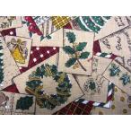 クリスマス生地 No.24,クリスマス飾り,クリスマスツリー、クリスマスタペストリー、クリスマス小物作り
