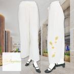 ルセンティエ LeSentier ワイドパンツ アイボリー LS2060440