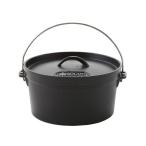 ロゴス クッカー SLダッチオーブン 10inch ディープ ( バッグ付き ) キャンプ 鍋 IH対応 シーズニング不要 81062229