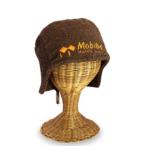 MOBIBAmo viva sauna шляпа Brown 27195 мужской женский шляпа колпак хлопок 100% хлопок 