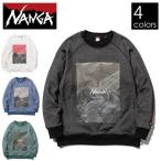 ナンガ エコハイブリッドコントアーマップロゴスウェットシャツ メンズ N1NQ トップス トレーナー 秋冬 アパレル