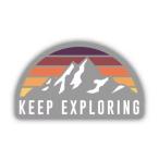 スティッカーズ ノースウエスト プリントステッカー KEEP EXPLORING 0375-LSTK シール