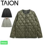 ショッピングタイ タイオン ミリタリー クルーネック ダウンジャケット ソフトシェル TAION-104ALSBML-1 アウトドア ウェア アウター ユニセックス