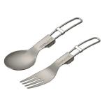 ユニフレーム FDスプーンTi&FDフォークTi セット キャンプ用品