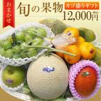 豊洲市場から直送　旬のフルーツ　かご盛り　12,000円セット　果物の盛り合わせ　季節のご挨拶　贈り物　手土産　ギフトに 豪華な籠盛りを