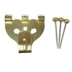 福井金属工芸 壁掛けフック No.4021 2個入り 鉄並Xフック大 金 メール便で送料無料