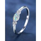 1 шт серебряный соединение опал jem Stone кольцо, casual . каждый день "надеты" возможен женский 