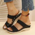  сандалии женский толщина низ лето каблук сандалии женский модный мокасины толщина низ обувь женский туфли без застежки легкий симпатичный Loafer мягкость надеть обувь ...