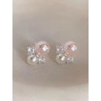  элегантный French стиль ......pa-sonalaiz розовый поддельный жемчуг встроен crystal серьги-гвоздики, женщина. повседневный, ходить на работу,te-to,.