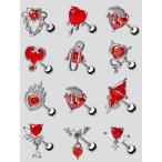  нержавеющая сталь сталь красный цвет циркон серьги Heart type летучая мышь демон тигр газ машина tireji винт мяч женский серьги ювелирные изделия 