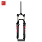 ショッピング26インチ 26 インチ MTB フロントサスペンション フォーク 1-1/8 アルミニウム合金 マウンテン バイク フロント フォーク トラベル 100mm ツーリング 自転車 フォーク 手