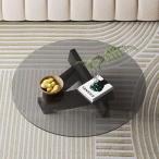 gala slow стол усиленный стекло настольный натуральное дерево 70/80cm раунд уборка приятный living . выпадение чувство ., стекло стол . легкий . краб показывать круглый кофе стол 