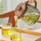 ティーポット透明急須耐熱ガラス急