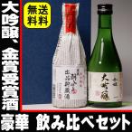 母の日 プレゼント 2024 酒 日本酒 お酒 セット 飲み比べ 大吟醸 と金賞受賞酒 300ml 2本 ギフト 地酒 高級 おしゃれ 名入れ 女性 男性 父の日 種類