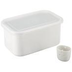 野田琺瑯漬物容器保存容器ホーロー角...