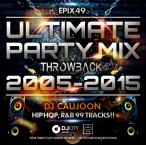 【300円】2000年代 パーティー メガミックス DJコージュン 洋楽CD MixCD Epix 49 -Ultimate Party Mix （ Throwback 2005〜2015 ） / DJ Caujoon[M便 2/12]