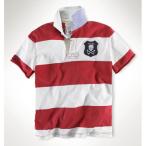 [ бонус магазин каждый +5% 8/14 0:00~8/16 23:59] Ralph Lauren регби RUGBY RALPH LAUREN стандартный товар мужской tops короткий рукав Rugger рубашка RUGGER SH0