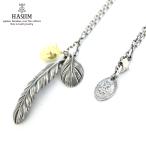 【ボーナスストア 誰でも+5% 5/30 0:00〜6/2 2:59】 ハリム HARIM 正規販売店 ネックレス RESTYLING LEEF FEATHER &amp; APPLE NECKLACE HRP079S