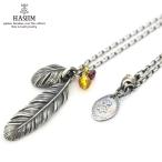 【ボーナスストア 誰でも+5% 7/15 0:00〜7/15 23:59】 ハリム HARIM 正規販売店 ネックレス RESTYLING LEEF FEATHER &amp; JEMS NECKLACE HRP080S0