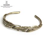 ハリム HARIM 正規販売店 バングル double feather bangle BR BANGLE HRA034BR