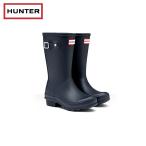 ハンター HUNTER 正規販売店 子供用 レインブーツ 長靴 ORIGINAL KIDS オリジナル キッズ NAVY