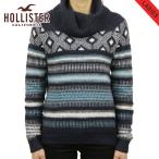 ショッピングホリスター 【ストアポイント10倍 11/25 0:00〜12/1 23:59】 ホリスター レディース HOLLISTER 正規品 セーター Patterned Cowl Neck Sweater 35