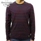20%OFFセール 【販売期間 8/28 0_00〜9/1 23_59】 アバクロ ロンT メンズ 正規品 Abercrombie&Fitch 長袖Tシャツ LONG-SLEEVE STRIPED CREW TEE 124-236-1