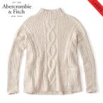 アバクロ レディース Abercrombie＆Fitch 正規品 セーター BOXY CABLE TURTLENECK S