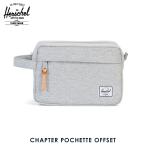 ハーシェル サプライ Herschel Supply 正規販売店 ポシェット CHAPTER POCHETTE OFFSET 10039-01458-OS LIGHT GREY CROSSHATCH STRIPE