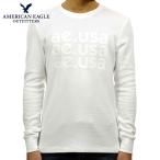 【ボーナスストア 誰でも+5% 7/19 0_00〜7/22 23_59】 アメリカンイーグル AMERICAN EAGLE 正規品 メンズ サーマル クルーネック長袖Tシャツ ロンT AE Be