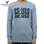 ショッピングアメリカンイーグル アメリカンイーグル AMERICAN EAGLE 正規品 メンズ サーマル クルーネック長袖Ｔシャツ ロンＴ AE Beyond-Soft Thermal 1175-3855-443