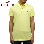 ショッピングホリスター ホリスター HOLLISTER 正規品 メンズ ストレッチスリム ワンポイントロゴ 半袖ポロシャツ Stretch Slim Fit Polo 324-224-0371-800