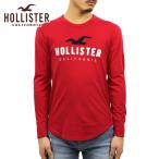 【ボーナスストア 誰でも+5% 8/22 0_00〜8/22 23_59】 ホリスター ロンT メンズ 正規品 HOLLISTER 長袖Tシャツ クルーネックTシャツ Applique Logo Graphic